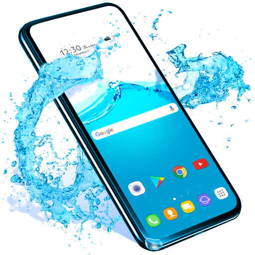 Wave Splash Keyboard Wallpaper