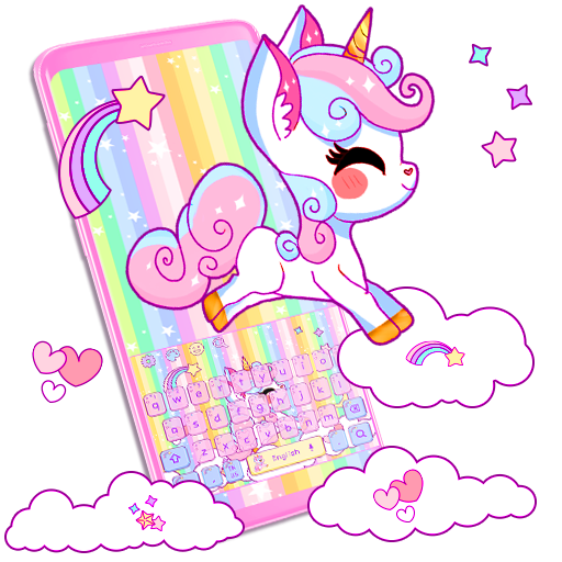 Rainbow Unicorn Keyboard