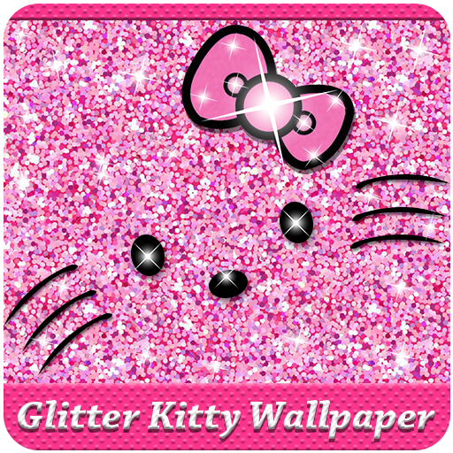 Glitter Kitty Wallpaper