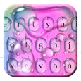 Colorful Water Drops Keyboard