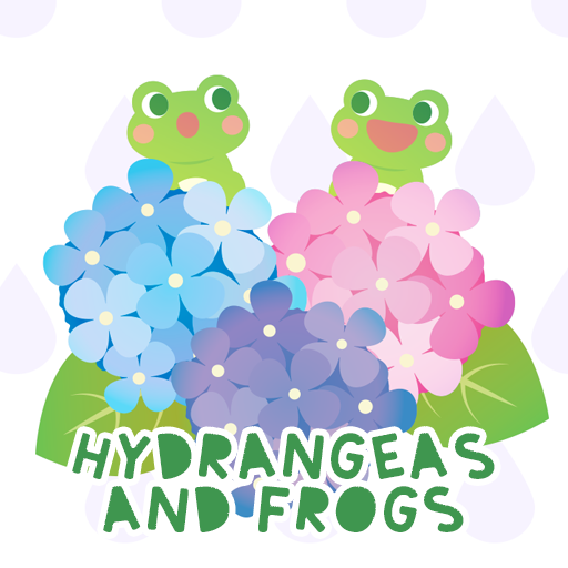 Hydrangeas and Frogs Theme