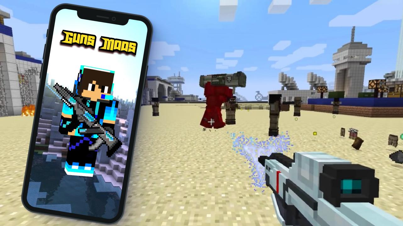 Скачать Gun Mod - Minecraft PE Pro на ПК | Официальный представитель  GameLoop