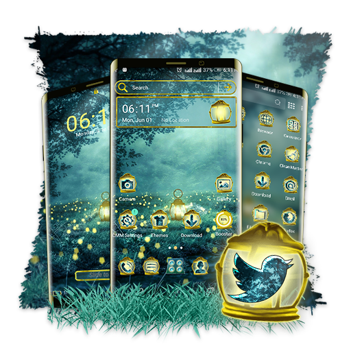 Fireflies Light Lamp Theme