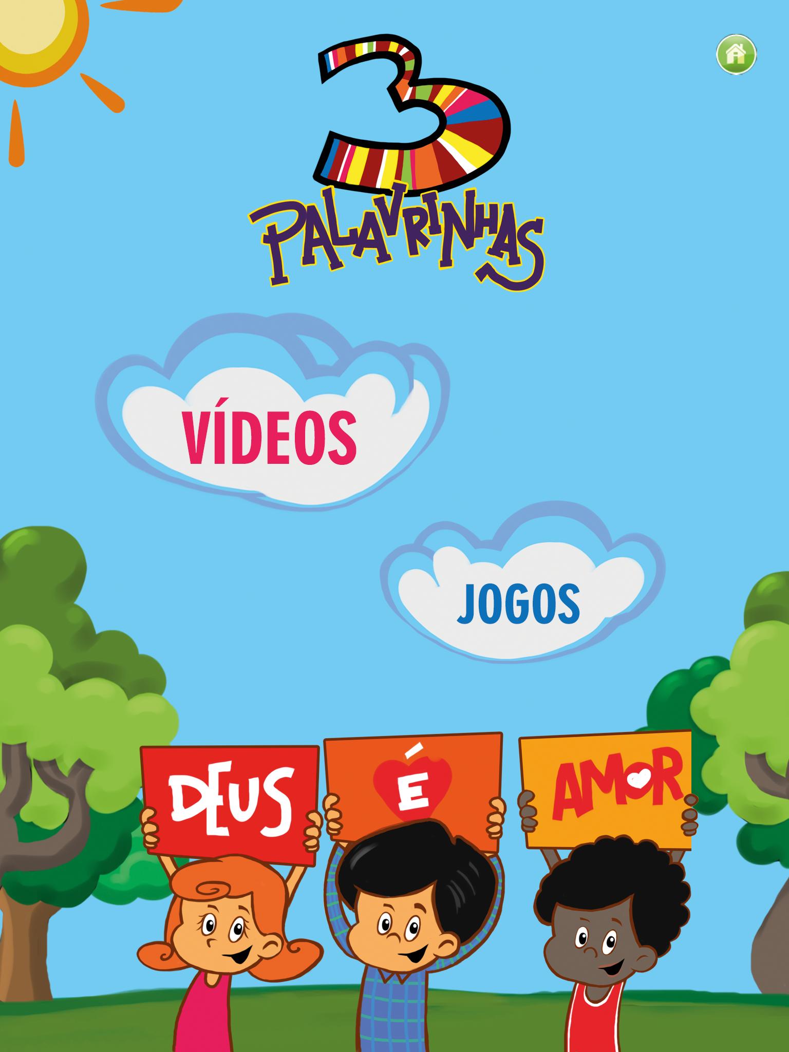 App de jogos do 3 Palavrinhas - Totalmente gratuito! 