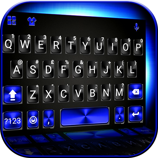 Tema Keyboard Cool Black Plus
