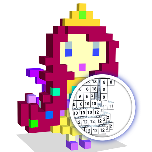 Fairy 3D Pixel Color by Number