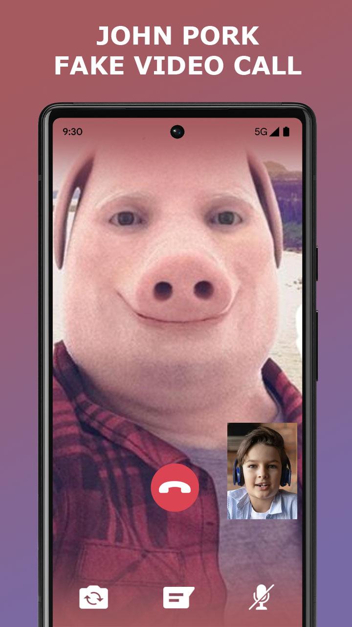 John Pork In Video Call - Apps on Google Play