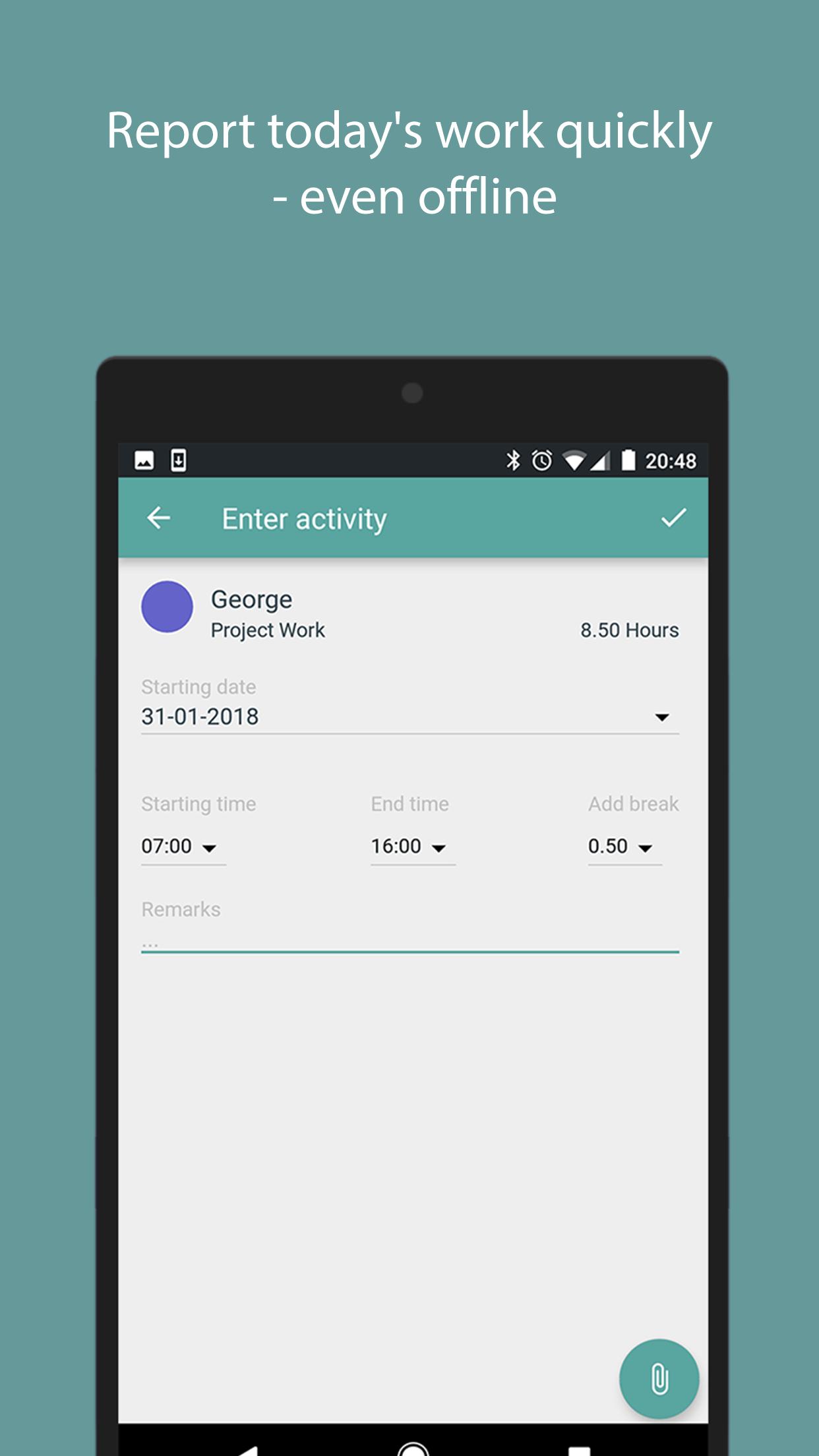 Download Intempus time registration android on PC