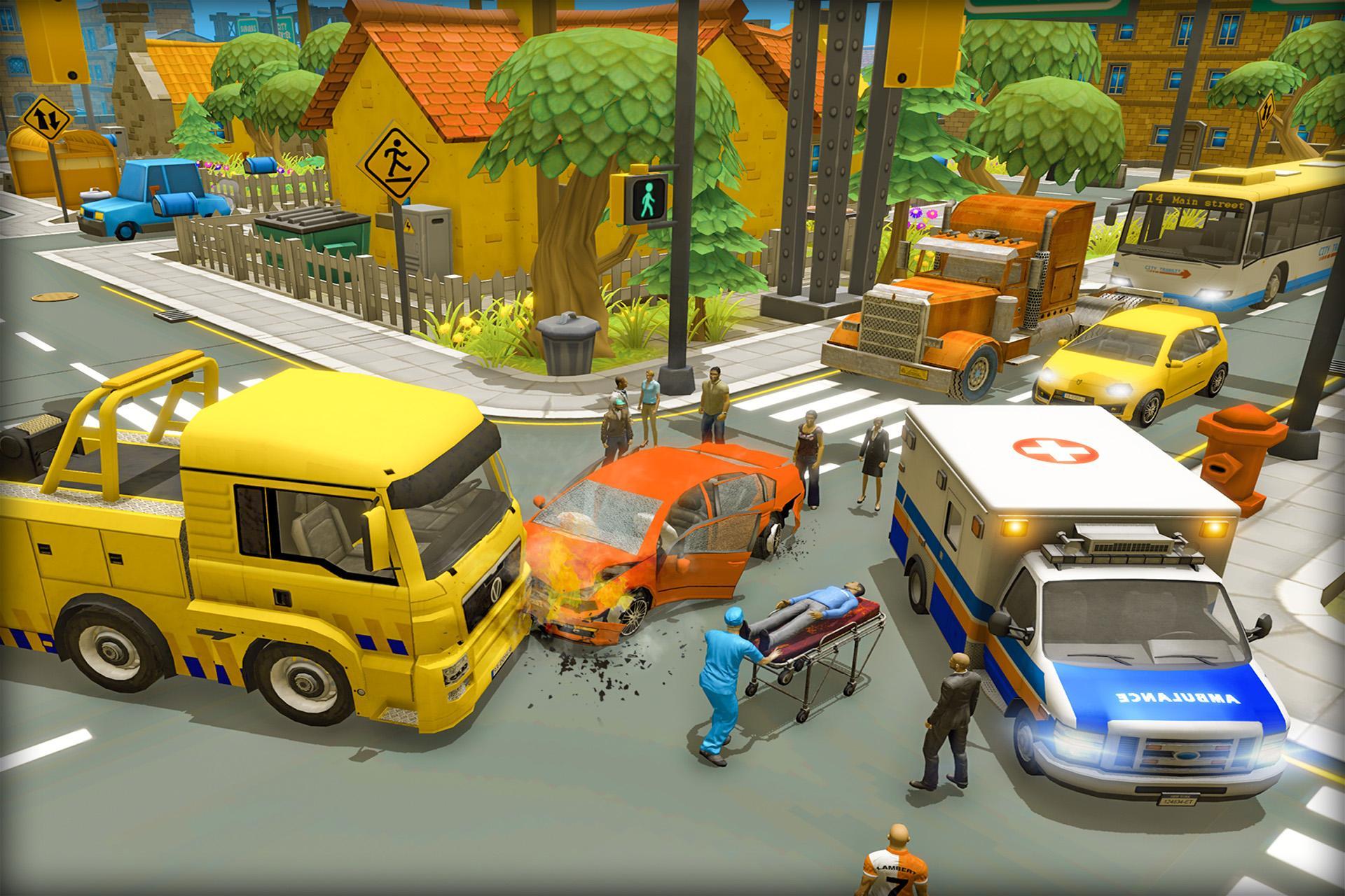 Скачать Emergency Ambulance Rescue 911 на ПК | Официальный представитель  GameLoop