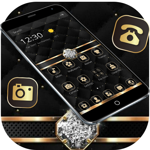 Golden Black Luxury Business Theme