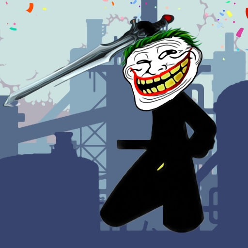 Stickman Fighting Troll Duel