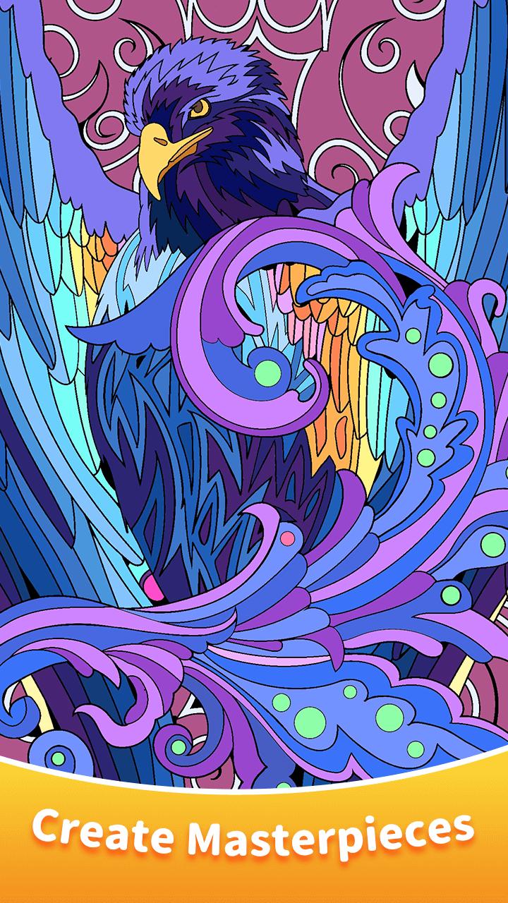 Baixe Color Art Paint by Number Game no PC Oficial GameLoop