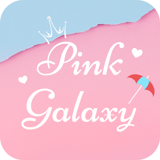 Pink Galaxy Samsung FlipFont