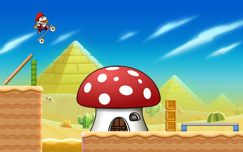 Download Super Skater Mario android on PC