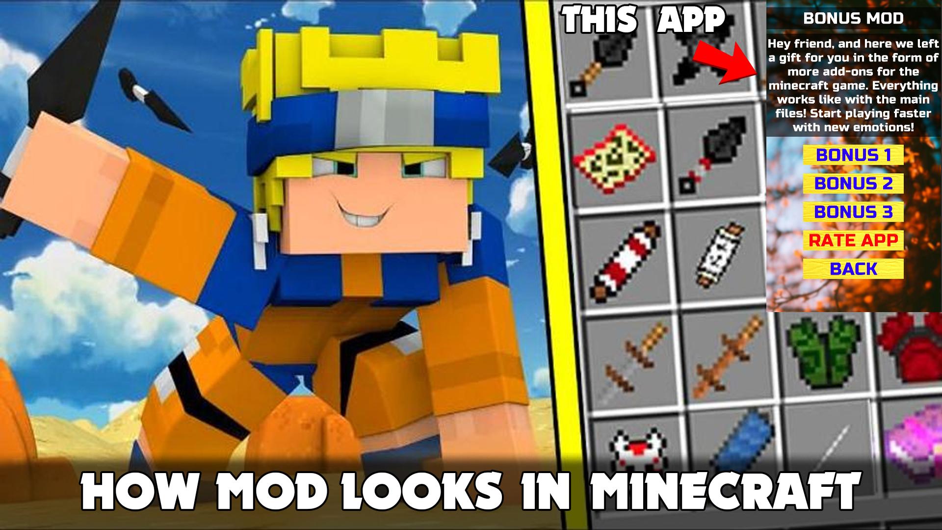 Download Naruto Mod Minecraft android on PC