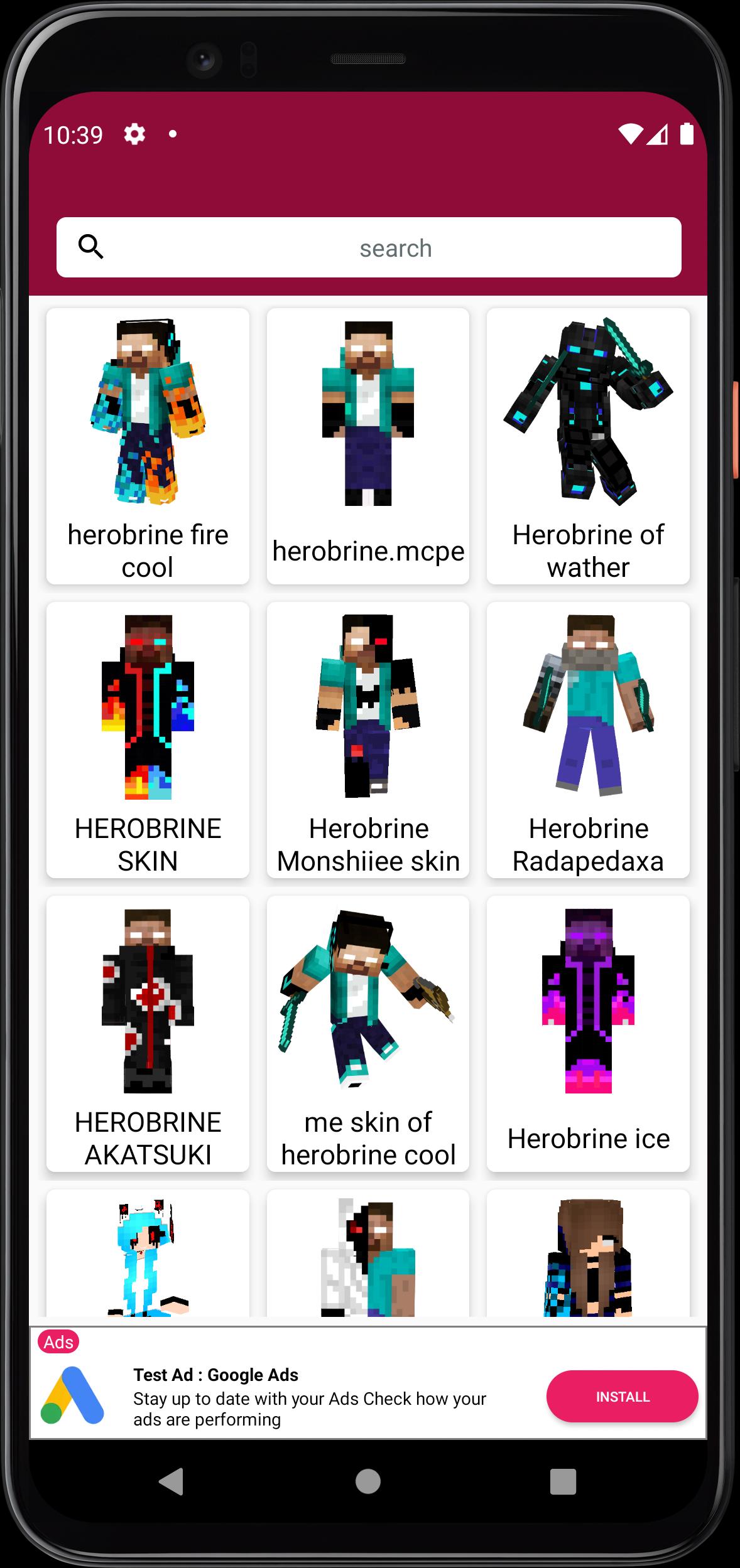 Скачать Skin de Herobrine Minecraft на ПК | Официальный представитель  GameLoop