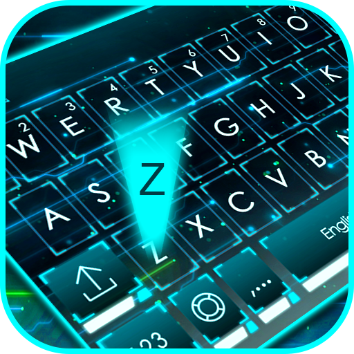 Neon 3d Tech Hologram Keyboard