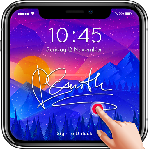 Signature Lock Screen - Gesture Lock Screen