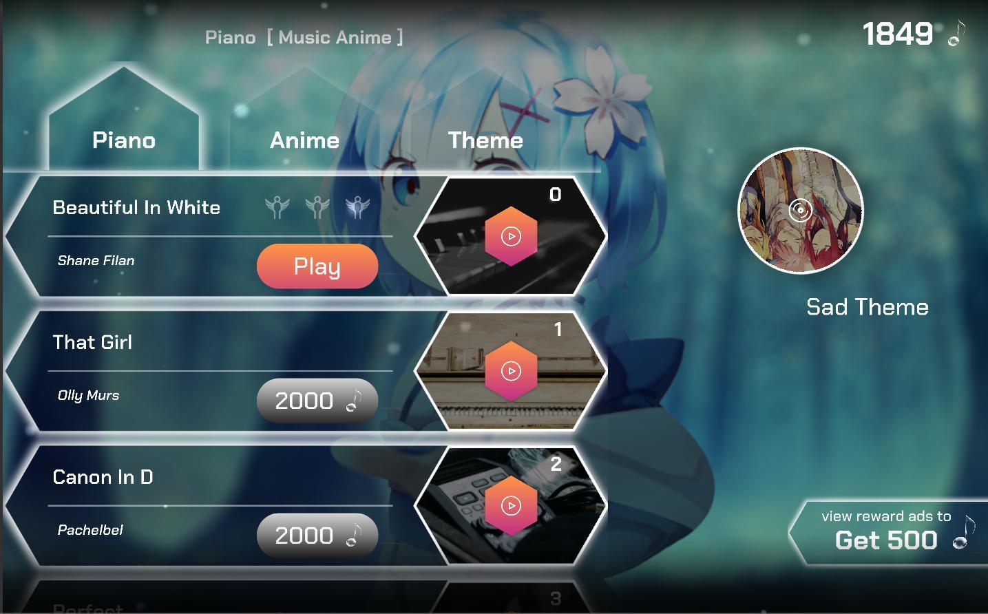 Скачать Piano Tile - The Music Anime на ПК | Официальный представитель  GameLoop