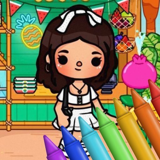 Coloring Toca World Game