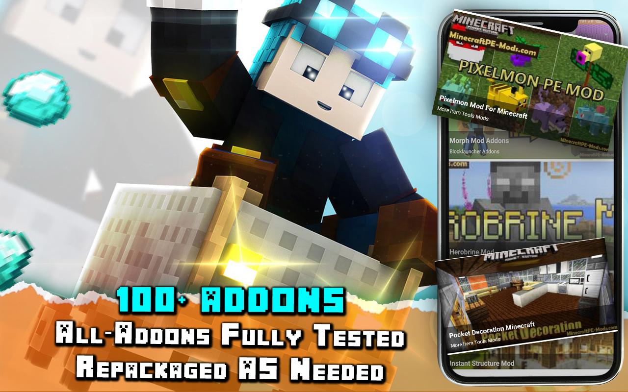 Скачать Addons Mods Craftsman For MCPE на ПК | Официальный представитель  GameLoop