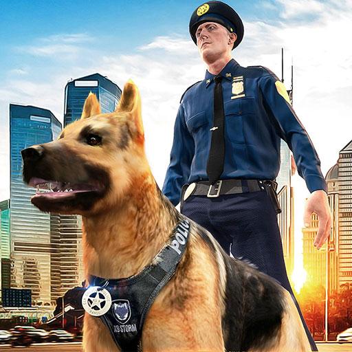 Police Dog Hunt City Criminal