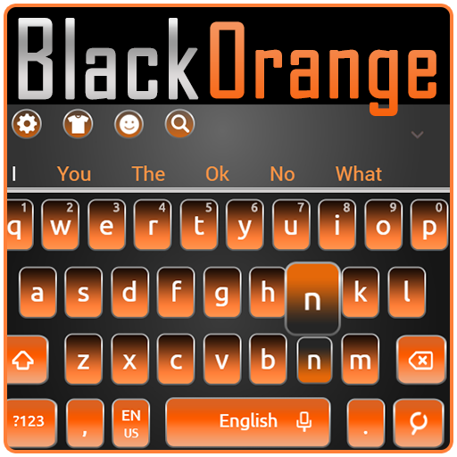 Black Orange Keyboard