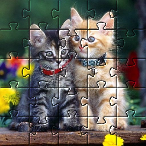 Teka-teki Jigsaw Kucing Comel