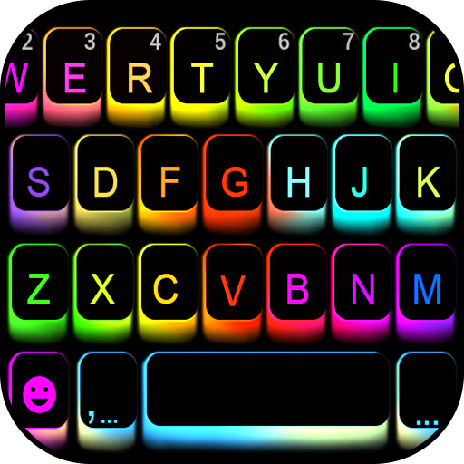 LED Colorful कीबोर्ड