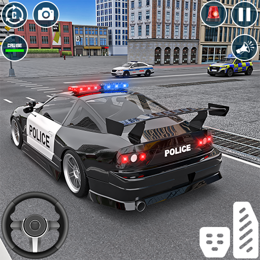US Police Prado Parking 3D