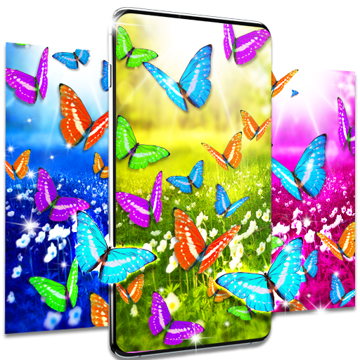 Butterflies live wallpaper