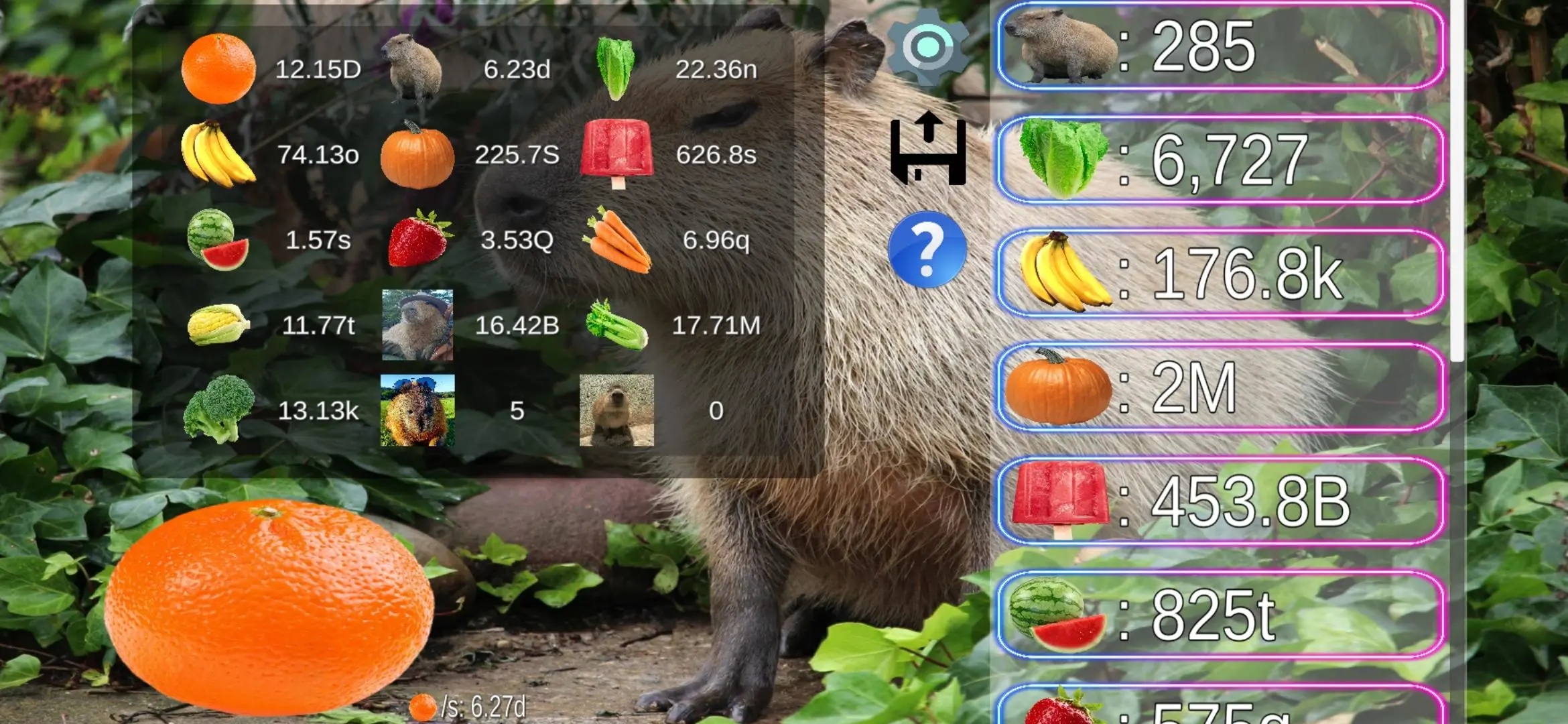 Jogo Capivara Clicker online. Jogar gratis