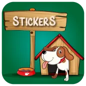 Stiker anjing untuk wpp