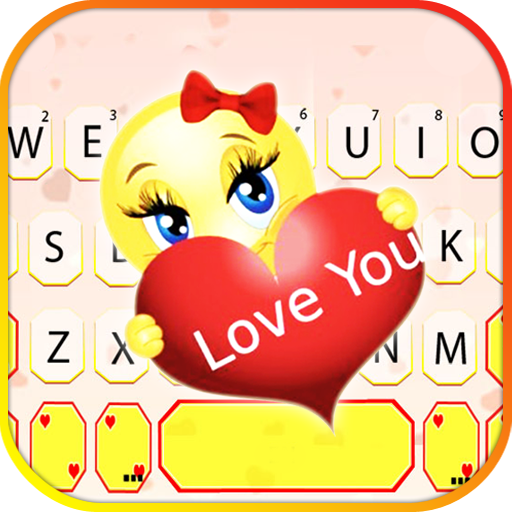 Love You Emoji Klavye Teması