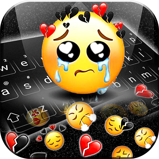 Gravity Sad Emojis keyboard