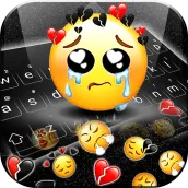 Gravity Sad Emojis keyboard