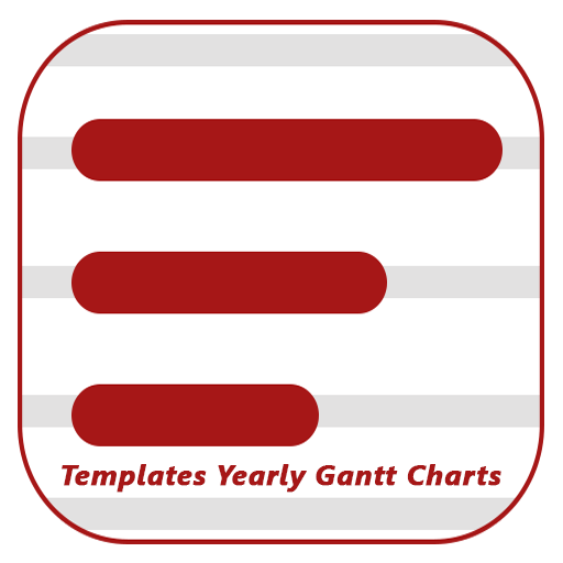 templates Yearly Gantt Charts