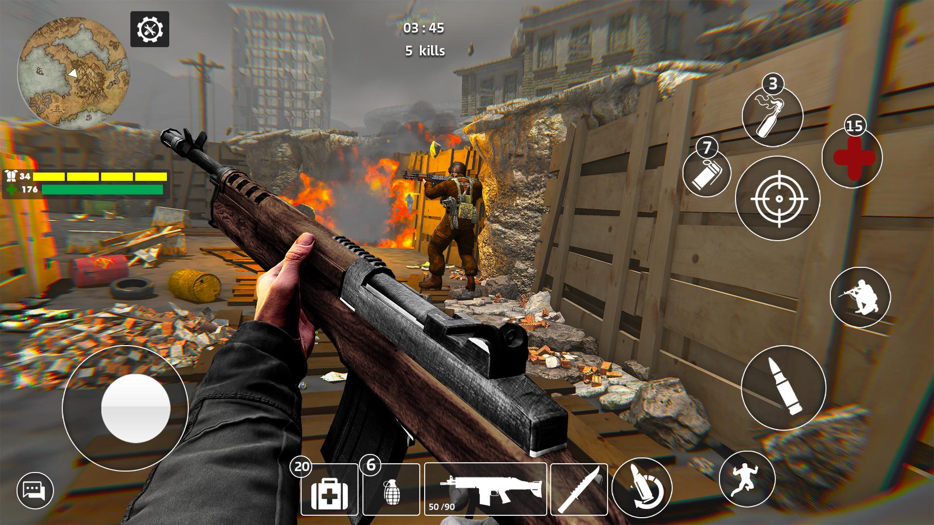 Download World War Sniper — WW2 Shooter android on PC