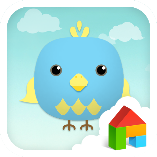 Cute Bird LINE Launcher theme