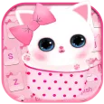 Pink Kitty Keyboard Theme