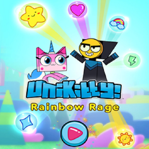 unikitty rainbow rage