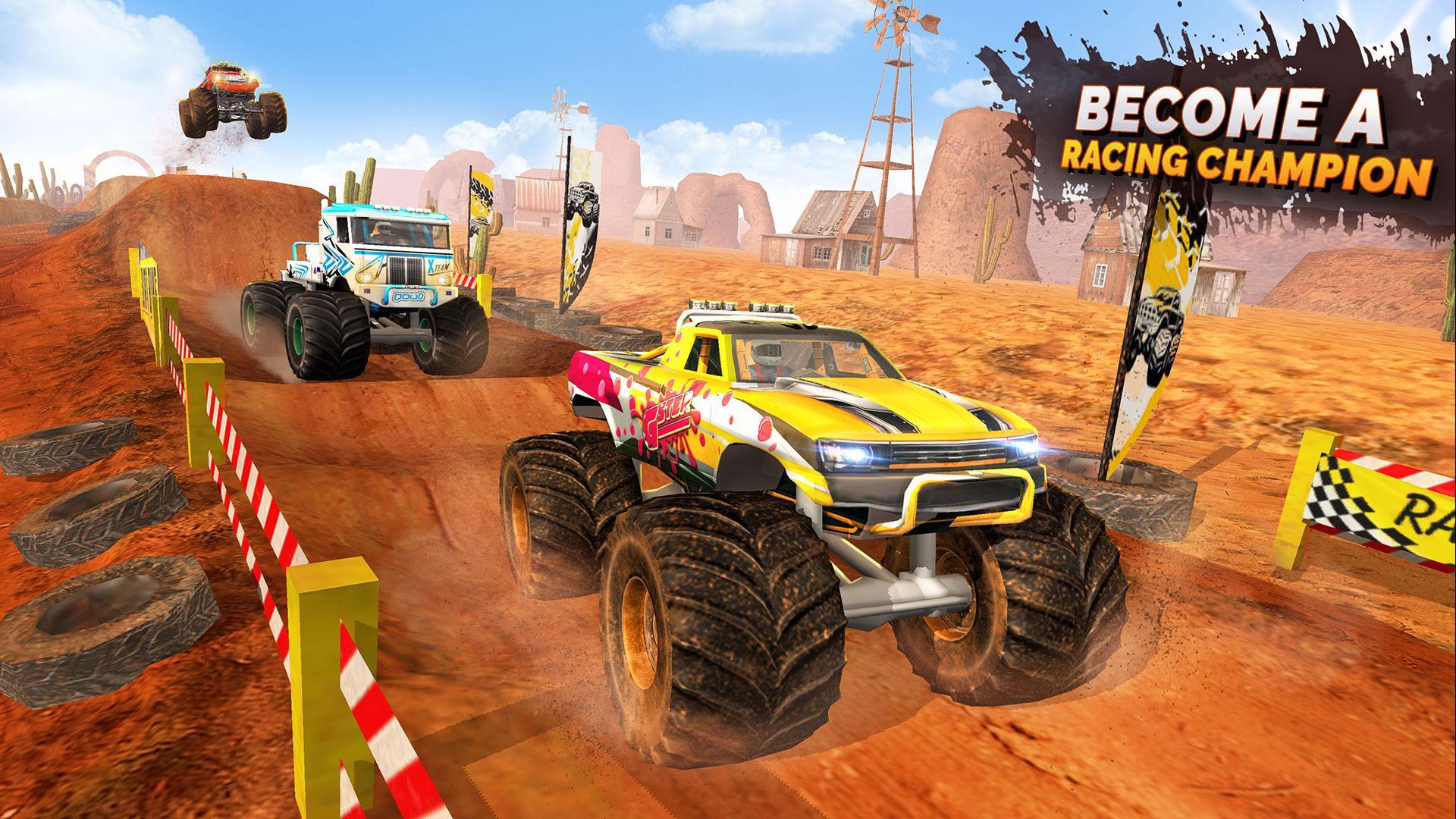 Скачать Monster Truck Ramp Stunts OffRoad Car Racing Game на ПК |  Официальный представитель GameLoop