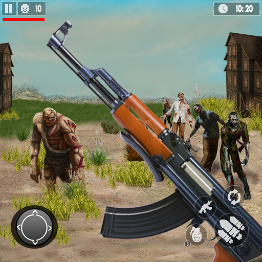 एफपीएस ज़ोंबी बंदूक खेल 3डी