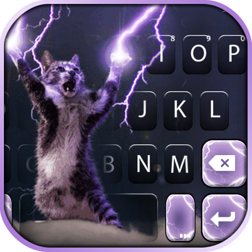 Lightning Cat Keyboard Backgro