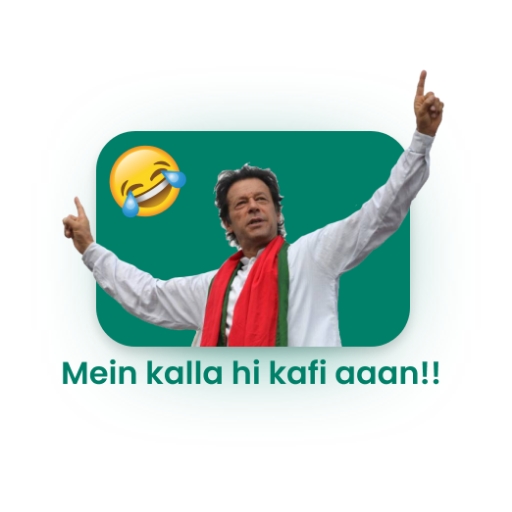 Imran Khan wtsp stickers