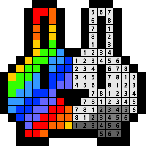 Number coloring : Dot coloring