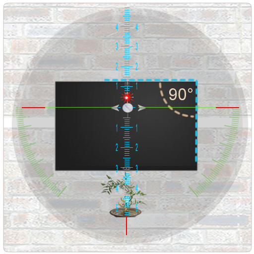 Camera Spirit level Clinometer