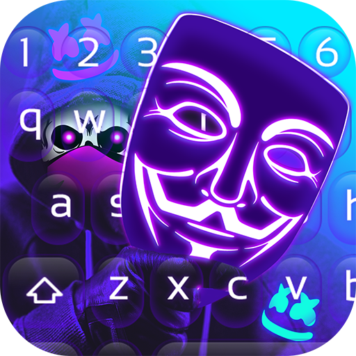 Anonymous Wallpaper Keyboard Themes Design