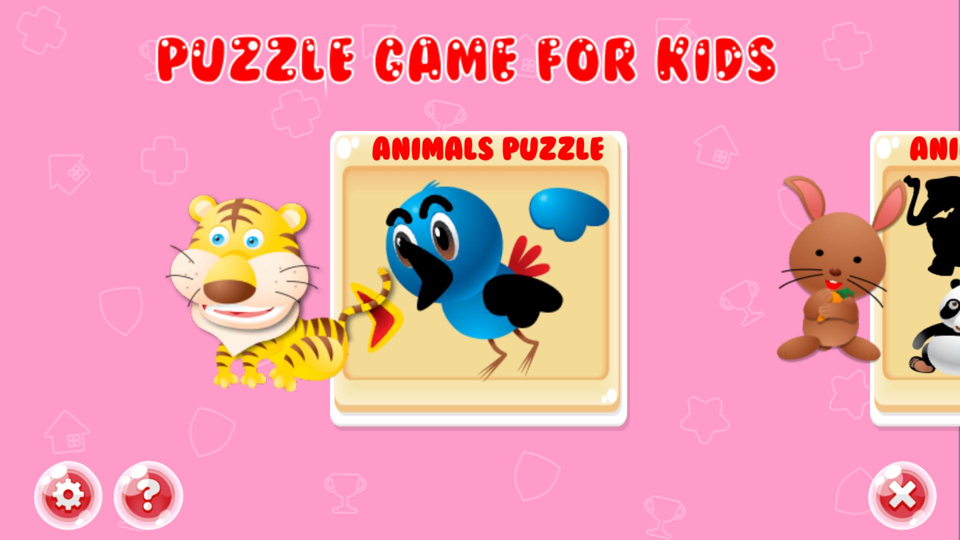 Download Animals Puzzle 4 Kids android on PC