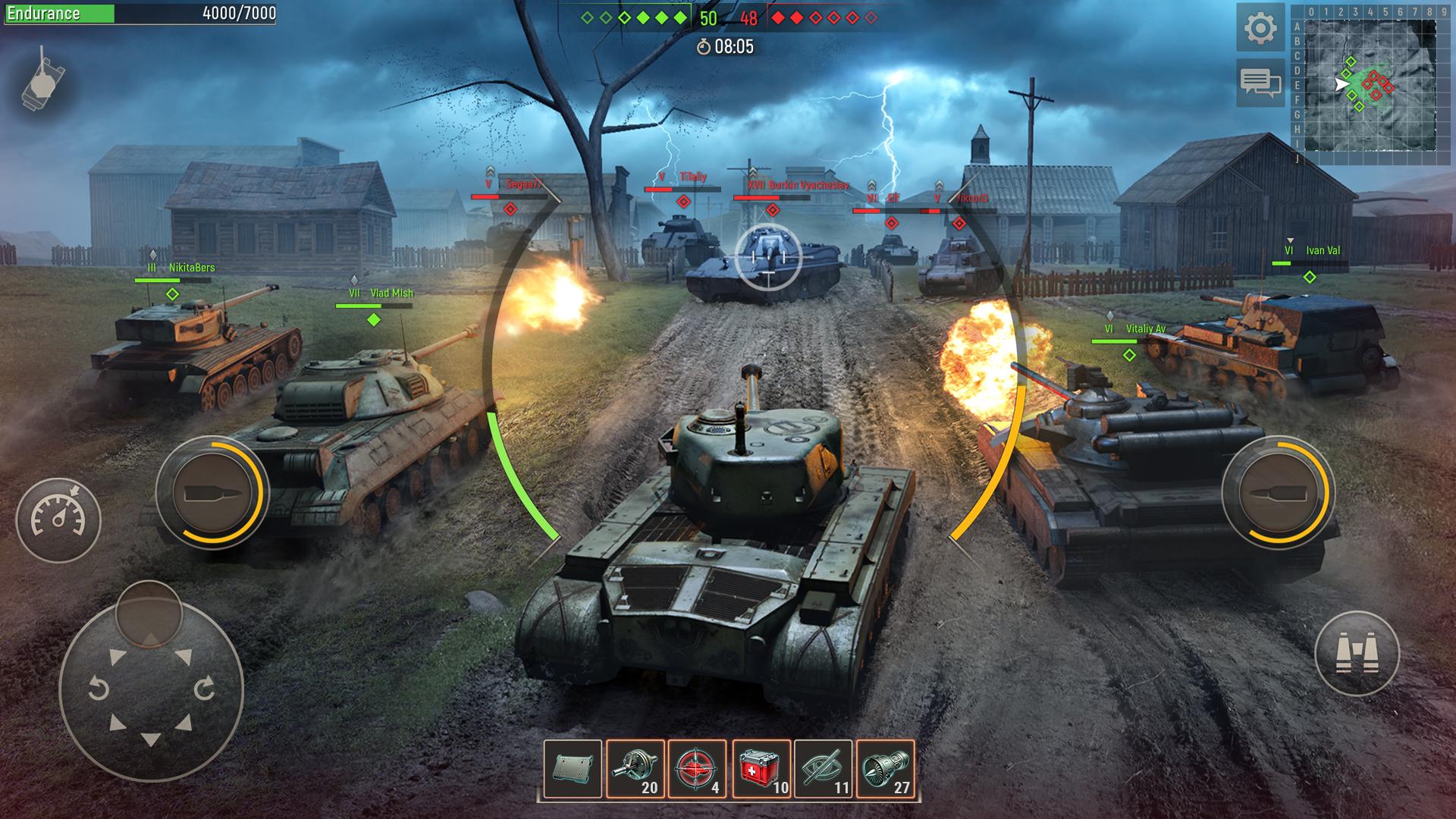 Скачать Battle Tanks: Online War games на ПК | Официальный представитель  GameLoop